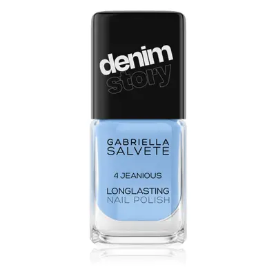 Gabriella Salvete Denim Story hosszantartó körömlakk árnyalat 04 Jeanious 11 ml