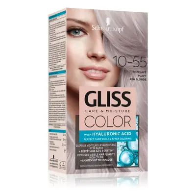 Schwarzkopf Gliss Color tartós hajfesték árnyalat 10-55 Ash Blond