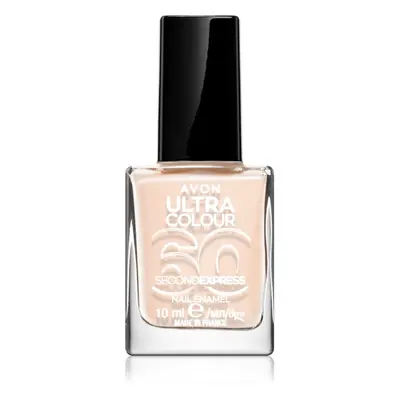 Avon Ultra Colour 60 Second Express gyorsan száradó körömlakk árnyalat Think Fast Pink 10 ml