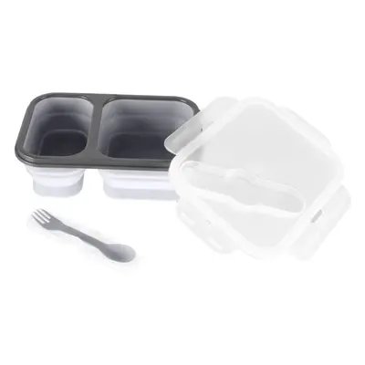 Zopa Silicone Lunch Box Large etetőszett Dove Grey 21x15 cm 1 db