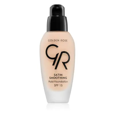 Golden Rose Satin Smoothing tartós folyékony alapozó SPF 15 árnyalat 23 34 ml