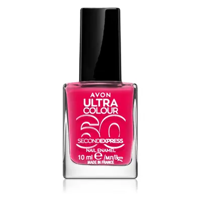 Avon Ultra Colour 60 Second Express gyorsan száradó körömlakk árnyalat Fun N Fuchsia 10 ml