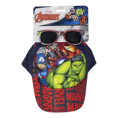 Marvel Avengers Set Cap & Sunglasses szett gyermekeknek 3+ years Size 53 cm 1 db