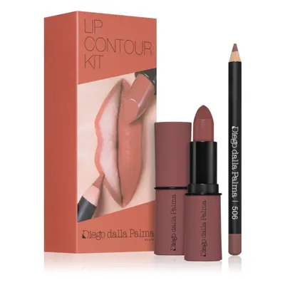 Diego dalla Palma Lip Contour Kit ajakápoló készlet árnyalat 506 MAUVE 5,1 g