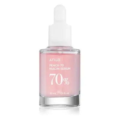 Anua Peach 70% Niacin Serum élénkítő hidratáló szérum a kitágult pórusokra és ráncokra 30 ml