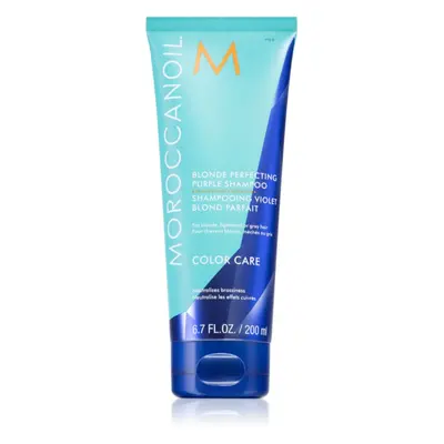 Moroccanoil Color Care lila tonizáló sampon szőke hajra 200 ml