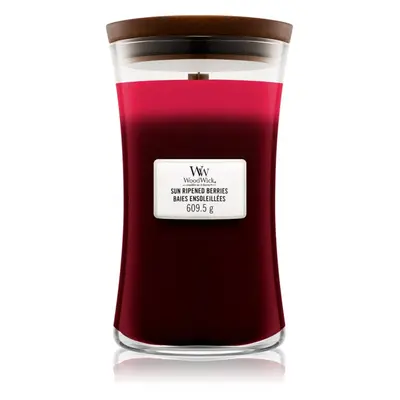 Woodwick Trilogy Sun Ripened Berries illatgyertya fa kanóccal 609,5 g