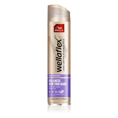 Wella Wellaflex Fullness For Thin Hair Hajlakk az extra erős tartásért a rugalmas és dús hajért 