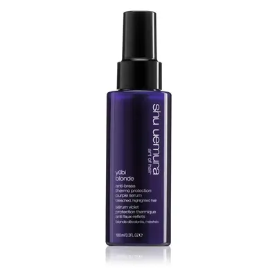 Shu Uemura Yūbi Blonde Serum szérum a hajra semlegesíti a sárgás tónusokat 100 ml