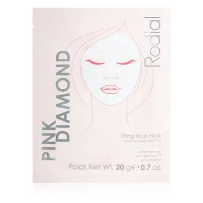 Rodial Pink Diamond Lifting Face Mask lifting hatású maszk az arcra 1 db