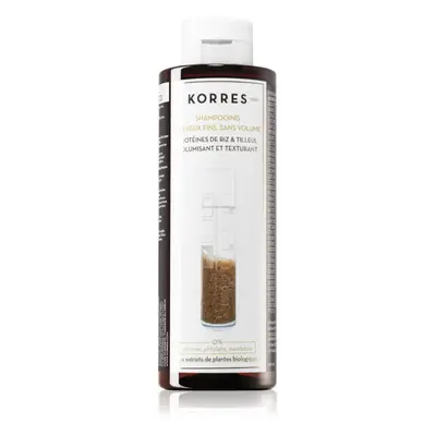 Korres Rice Proteins & Linden sampon a finom hajért 250 ml