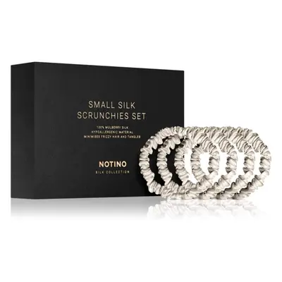 Notino Silk Collection Small Scrunchie Set selyem hajgumi szett Cream árnyalat