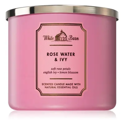 Bath & Body Works Rose Water & Ivy illatgyertya 411 g