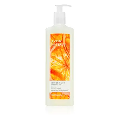 Avon Senses Orange Twist felfrissítő tusfürdő gél 720 ml