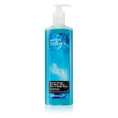 Avon Senses Ocean Surge sampon és tusfürdő gél 2 in 1 720 ml