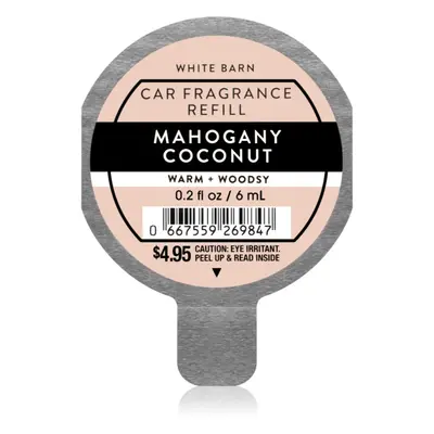 Bath & Body Works Mahogany Coconut illat autóba utántöltő 6 ml