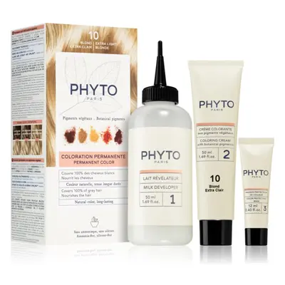 Phyto Color hajfesték ammónia nélkül árnyalat 10 Extra Light Blonde 1 db