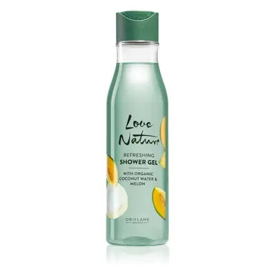 Oriflame Love Nature Coconut Water & Melon felfrissítő tusfürdő gél 250 ml