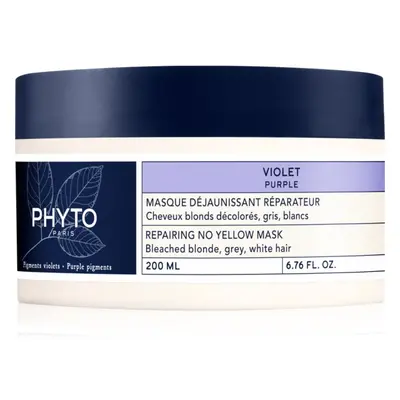 Phyto Purple No Yellow Mask regeneráló maszk a szőke és melírozott hajra 200 ml