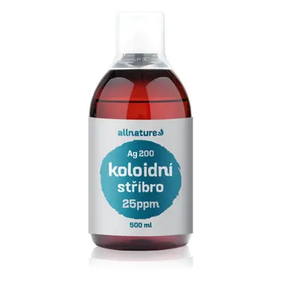 Allnature Koloidní stříbro Ag200 25 ppm tisztító tonik 500 ml