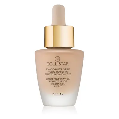 Collistar Serum Foundation Perfect Nude élénkítő make-up a természetes hatásért SPF 15 árnyalat 