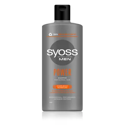 Syoss Men Power & Strength erősítő sampon koffeinnel 440 ml