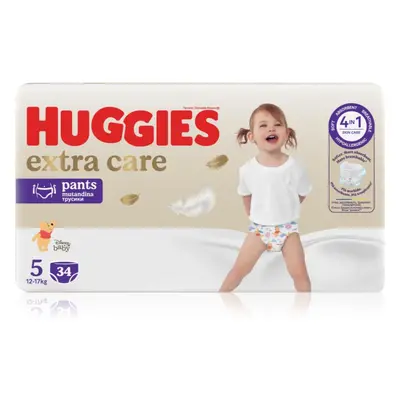 Huggies Extra Care Pants Size 5 eldobható nadrágpelenkák 12 - 17 kg 34 db