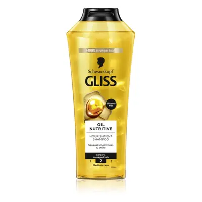 Schwarzkopf Gliss Oil Nutritive tápláló sampon olajjal 400 ml