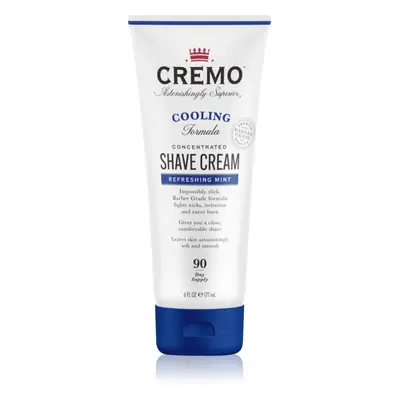 Cremo Refreshing Mint Cooling Shave Cream Borotvakrém tubusban uraknak 177 ml