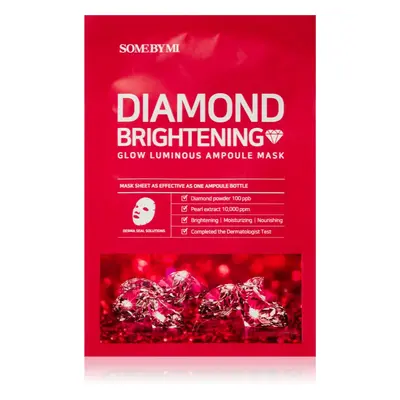 Some By Mi Glow Luminous Red Diamond Brightening fehérítő gézmaszk 25 g