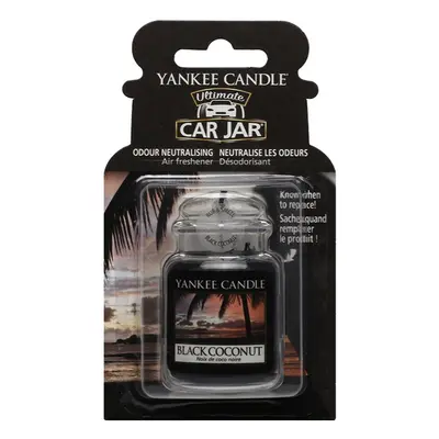 Yankee Candle Black Coconut illat autóba felakasztható autóillatosító 1 db