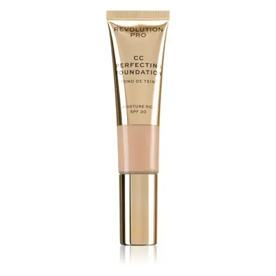 Revolution PRO CC Perfecting bőrsimító hatású hidratáló alapozó SPF 30 árnyalat F1 26 ml