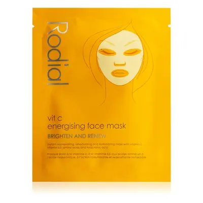 Rodial Vit C Energising Face Mask szövet arcmaszk az arcbőr élénkítésére és vitalitásáért C vita