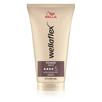 Wella Wellaflex Power Hold erős fixálású gél a hajra 150 ml