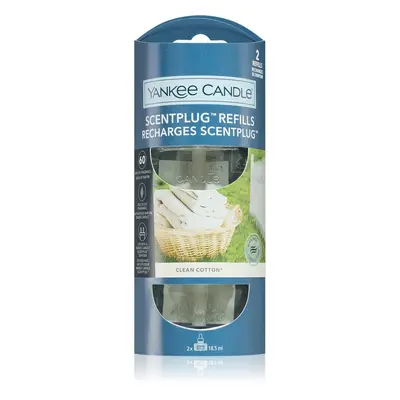 Yankee Candle Clean Cotton parfümolaj elektromos diffúzorba 2x18,5 ml