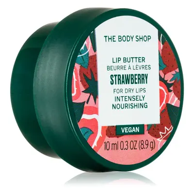 The Body Shop Strawberry Lip Butter tápláló ajakbalzsam 10 ml