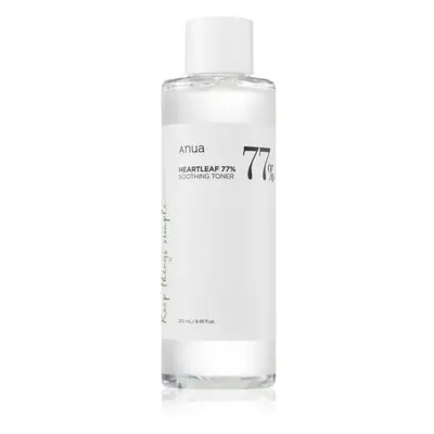 Anua Heartleaf 77% Soothing Toner tisztító és nyugtató toner a bőrréteg megújítására 250 ml