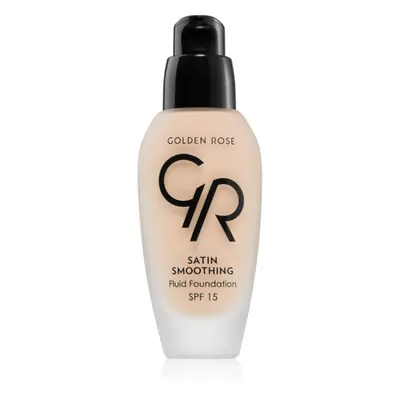 Golden Rose Satin Smoothing tartós folyékony alapozó SPF 15 árnyalat 22 34 ml