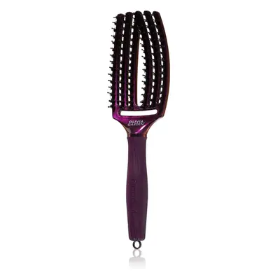 Olivia Garden Fingerbrush Midnight Desert lapos kefe odstín Amethyst 27 cm