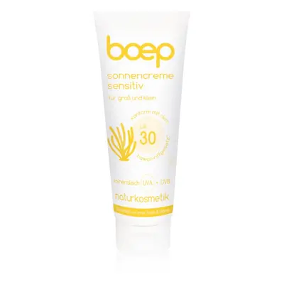 Boep Natural Sun Cream Sensitive napozókrém gyermekeknek SPF 30 100 ml