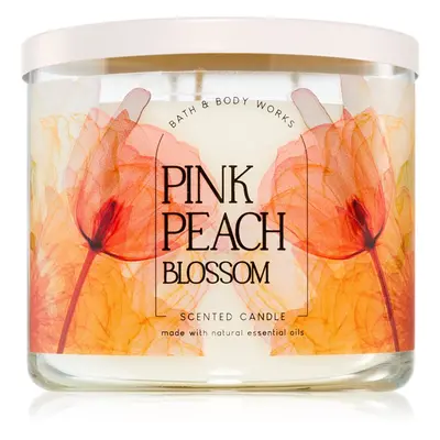 Bath & Body Works Pink Peach Blossom illatgyertya 411 g