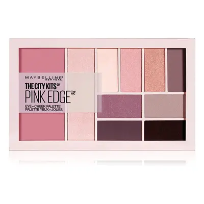 Maybelline The City Kits™ Pink Edge multifunkciós arc paletta az arcra és a szemekre 16 g