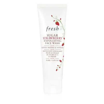 fresh Sugar Strawberry Face Wash hámlasztó tisztító gél 50 ml