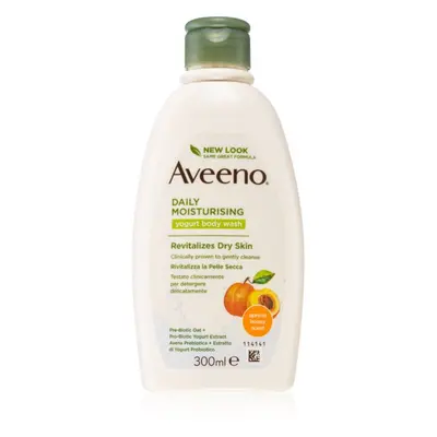 Aveeno Daily Moisturising Yoghurt body wash tápláló tusoló gél Apricot & Yoghurt 300 ml