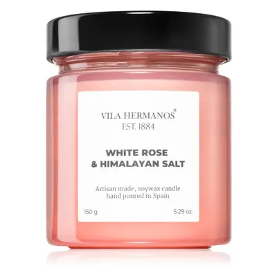 Vila Hermanos Apothecary Rose White Rose & Himalayan Salt illatgyertya 150 g