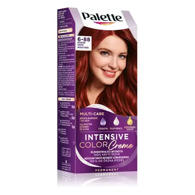 Schwarzkopf Palette Intensive Color Creme tartós hajfesték árnyalat 6-88 (RI5) Intensive Red 1 d