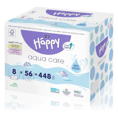 Bella Baby Happy Aqua Care nedves törlőkendő gyerekeknek 8x56 db