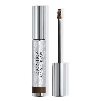 DIOR Diorshow On Set Brow szemöldök és szempillaspirál árnyalat 032 Dark Brown 5 ml