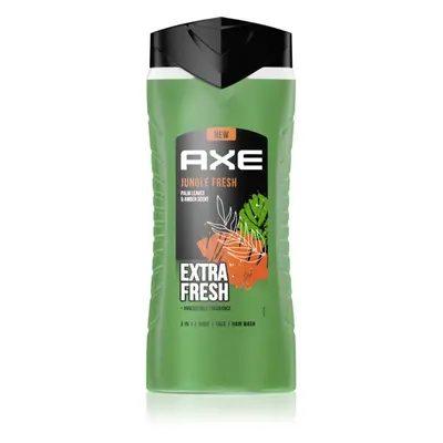 Axe Jungle Fresh tusfürdő gél arcra, testre és hajra Palm Leaves & Amber 400 ml