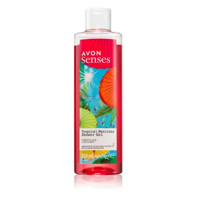 Avon Senses Tropical Mexicana felfrissítő tusfürdő gél 250 ml